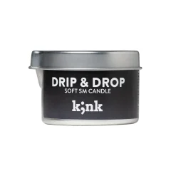 AMORELIE – Drip & Drop SM-kaars – Zwart