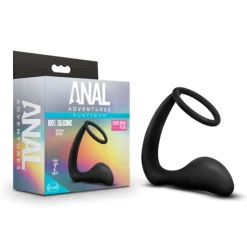 Anal Adventures Platinum - Anaal Plug Met Cockring