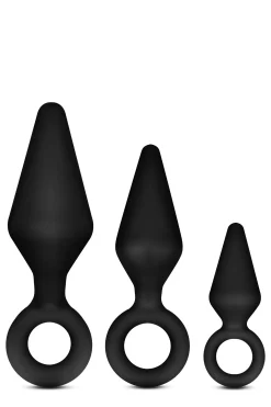 Anal Adventures Platinum - Siliconen Anaal Plug Set