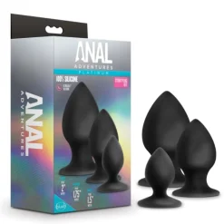 Anal Adventures Platinum - Stout Anaal Plug Set