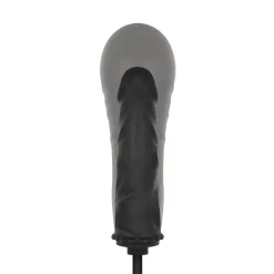 Anal Collection - Opblaasbare Dildo met Pomp 14,5 cm - Zwart