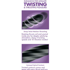 Anal Fantasy - Twist Ecstasy Thruster - Zwart