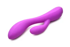 BANG! - Flexibele Rabbit Vibrator Duo Stimulatie - Paars