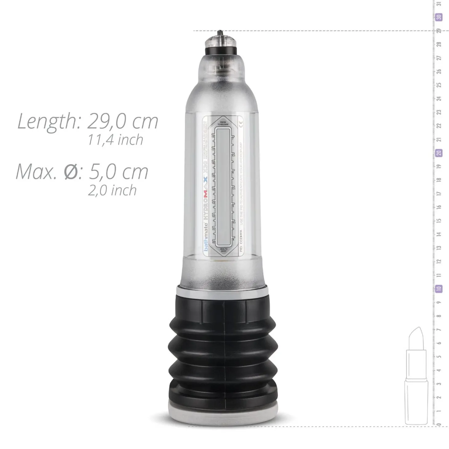 Bathmate Hydromax 7 - Transparant