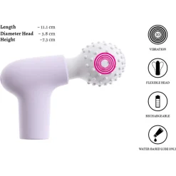 beau cœur - RIONEX Mini Massage Gun - Paars