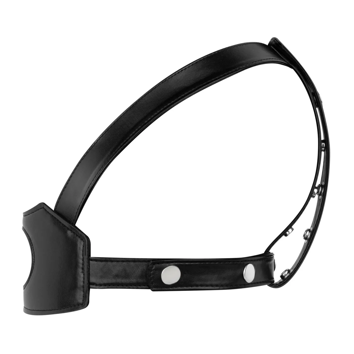 Bedroom Fantasies - Hoofd Harnas Strap-On - Zwart
