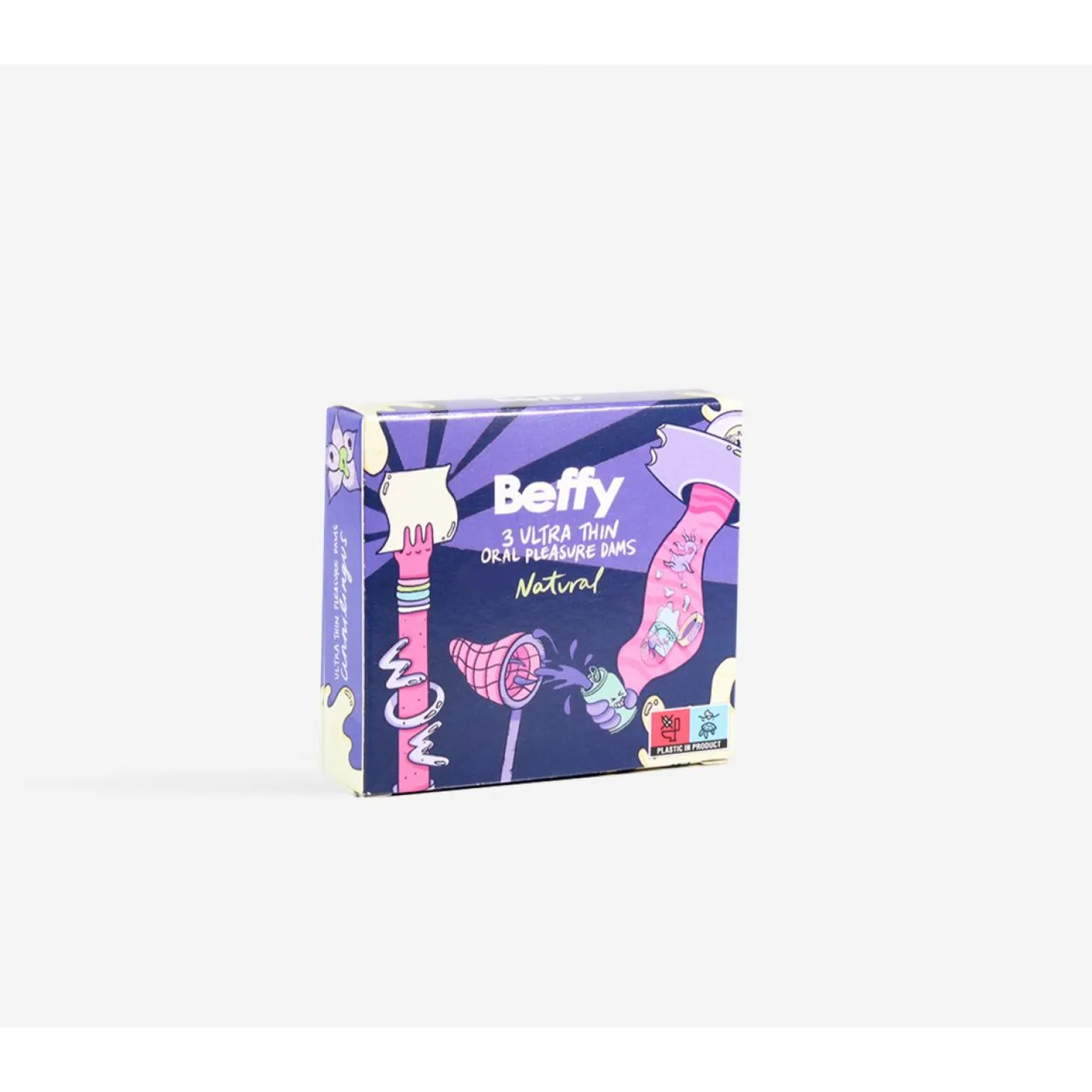 Beffy - Beflapje Natural - 3 stuks