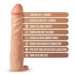Blush - Performance Plus Siliconen Penis Extender - 6,3 cm