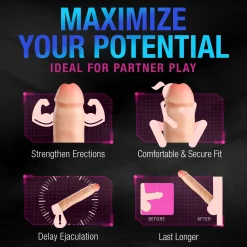Blush - Performance Plus Tenacity Penis Xtender Siliconen - 5 cm