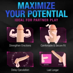 Blush - Performance Plus Thrive Penis Xtender Siliconen - 6,3 cm