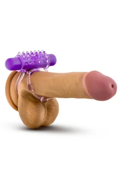 Blush - Play With Me The Player Vibrerende Dubbele Cockring met Ball Strap
