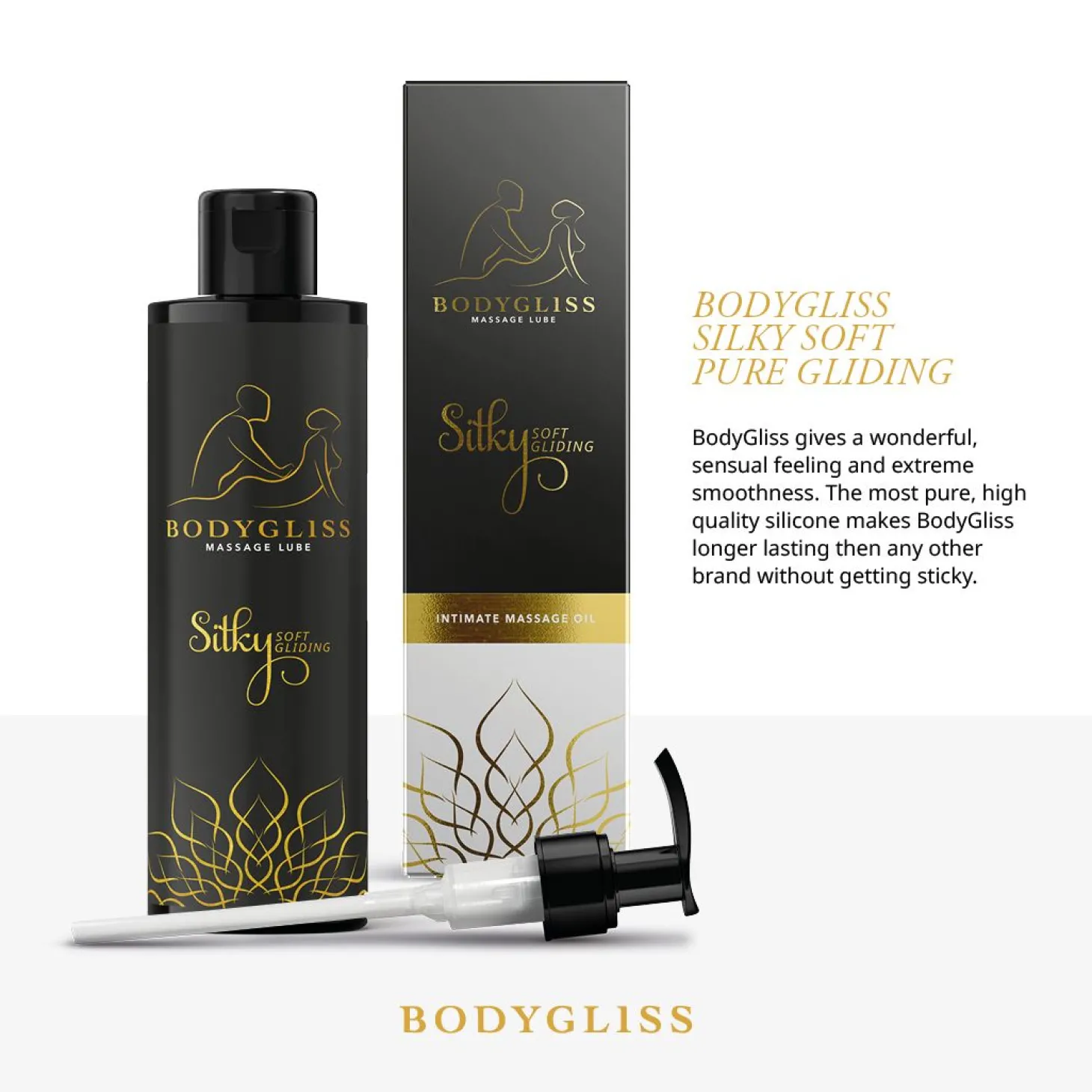 BodyGliss - Erotic Collection Silky Soft Gliding Pure - 250 ml