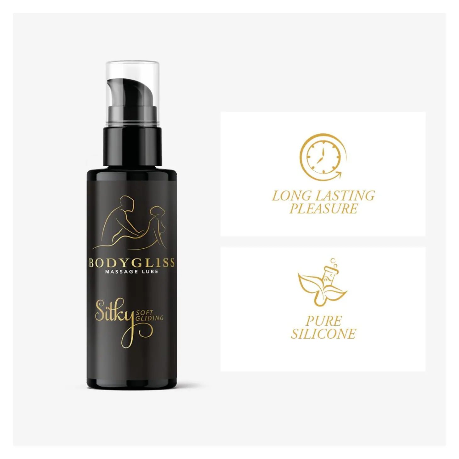 BodyGliss - Erotic Collection Silky Soft Gliding Pure - 250 ml