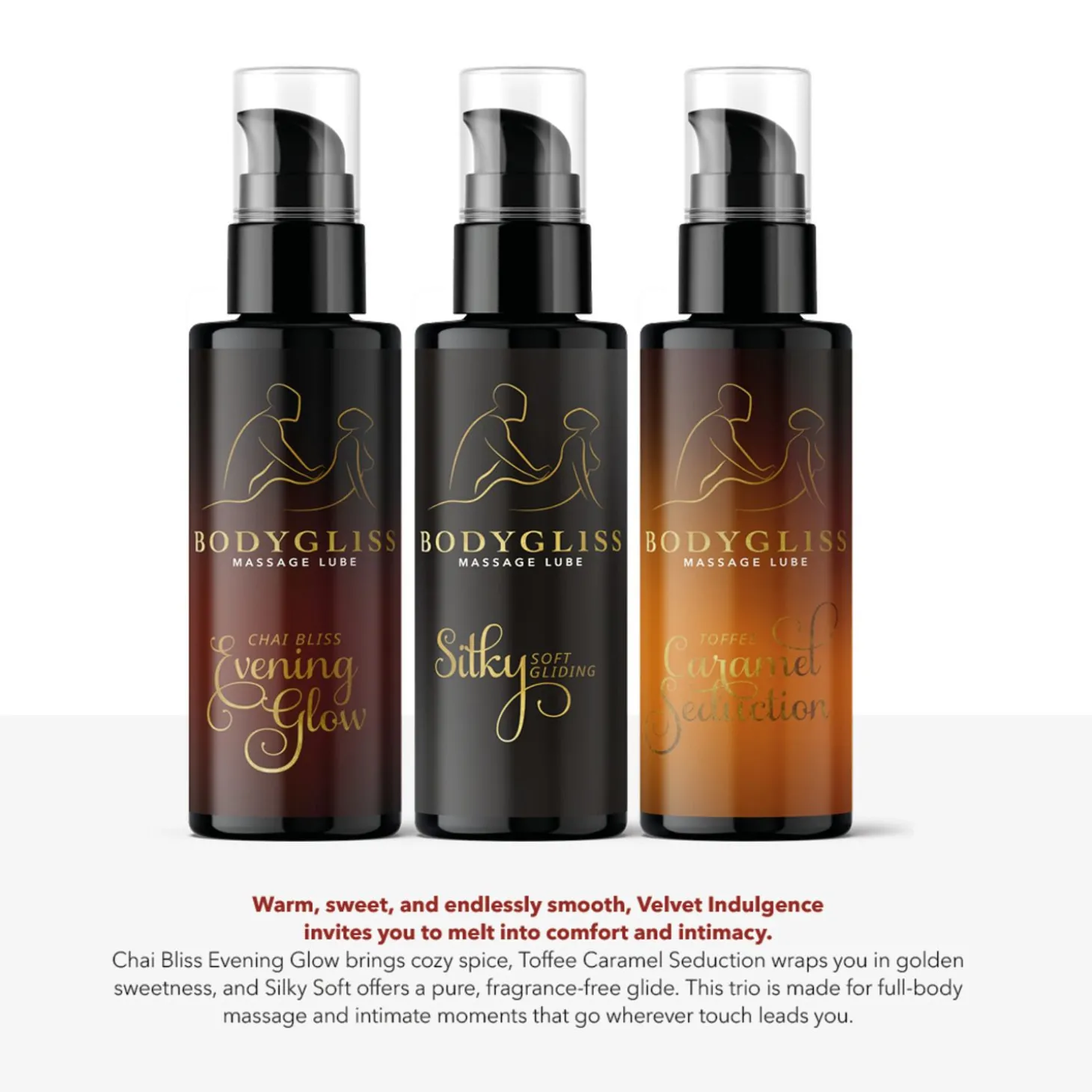 BodyGliss - Travel Edition 3-pack - Velvet Indulgence