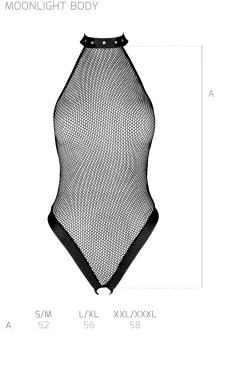 Body Moonlight Met Open Kruisje - Zwart