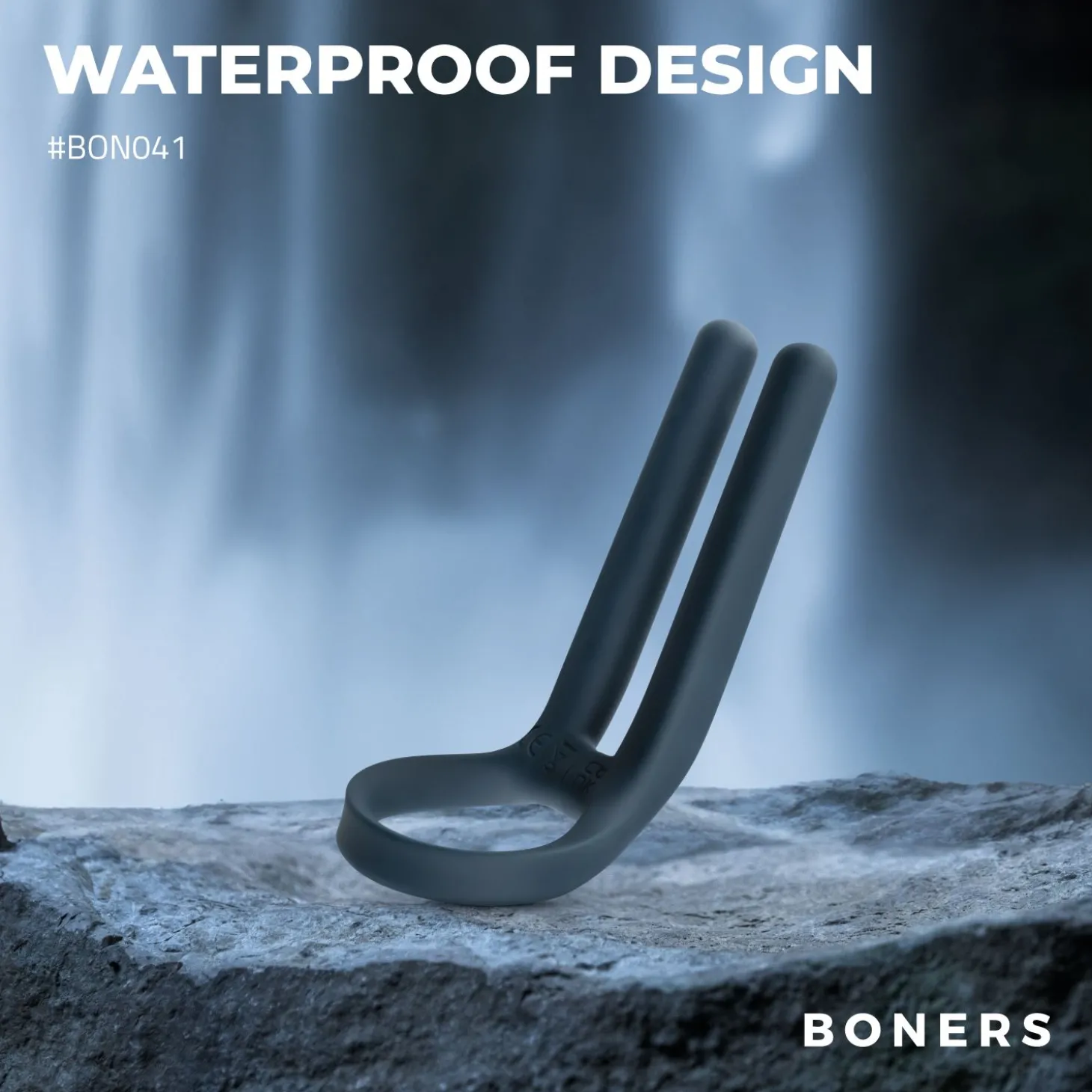 Boners Cockring & Ball Stimulator - Blauw