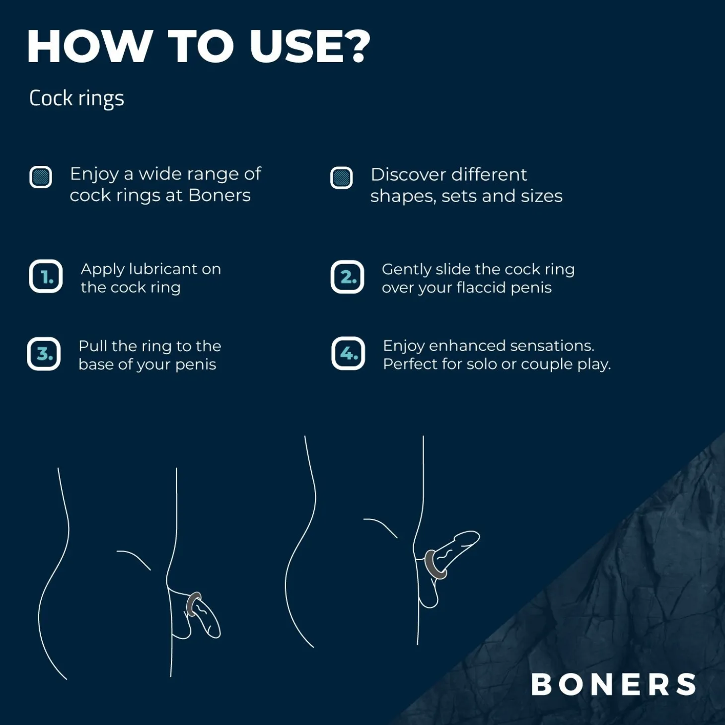 Boners Cockring Met Dubbel Design