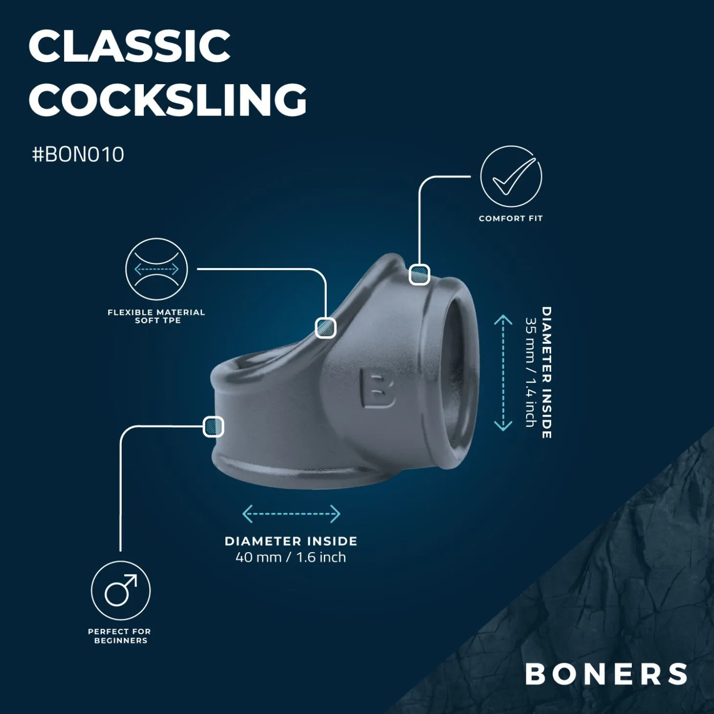 Boners Cocksling - Grijs