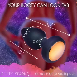BOOTY SPARKS - Light Up Compacte Anaalplug