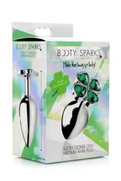 Booty Sparks - Lucky Clover Anaalplug Medium - Groen
