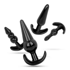 Butt Plug Set 4 Stuks - Zwart