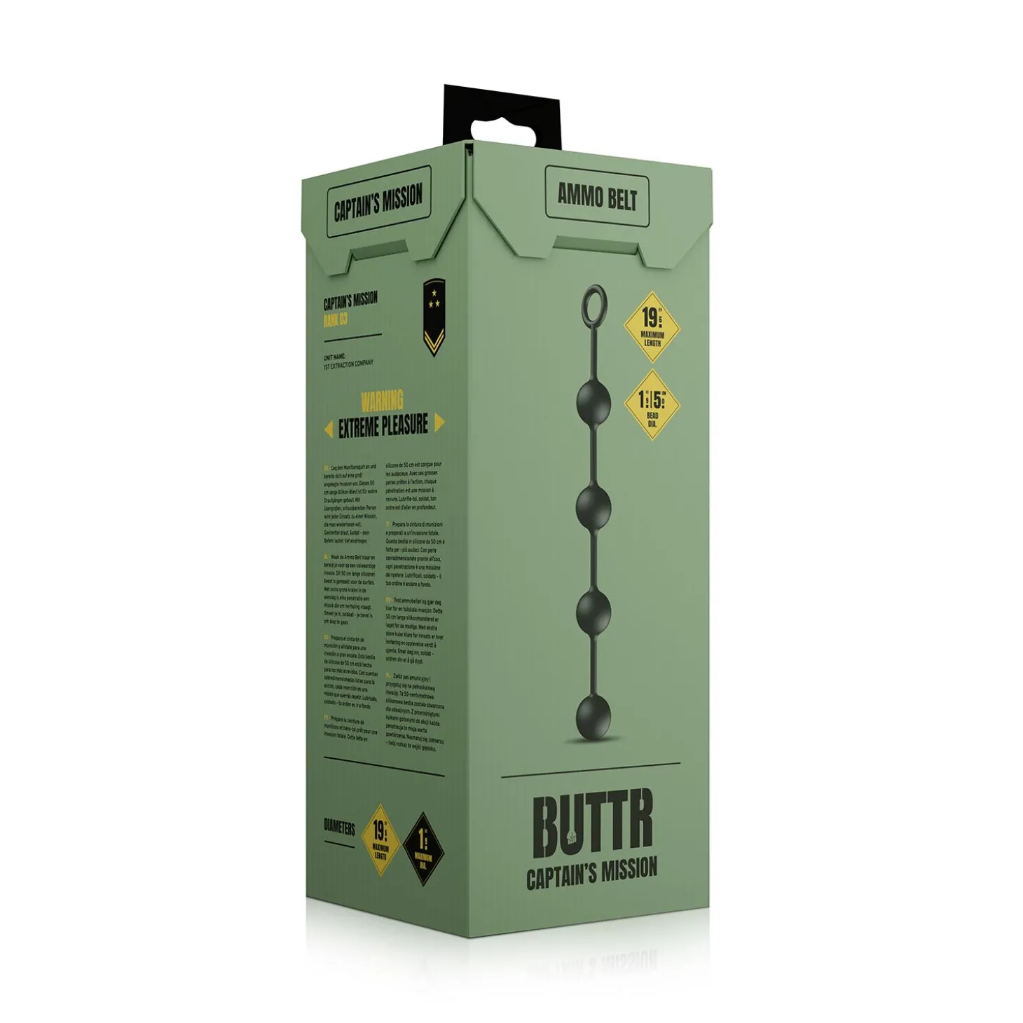 BUTTR - Anale Kralen 4 Maten - 50 cm