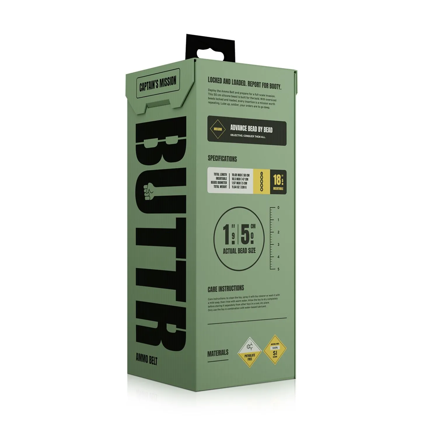 BUTTR - Anale Kralen 4 Maten - 50 cm