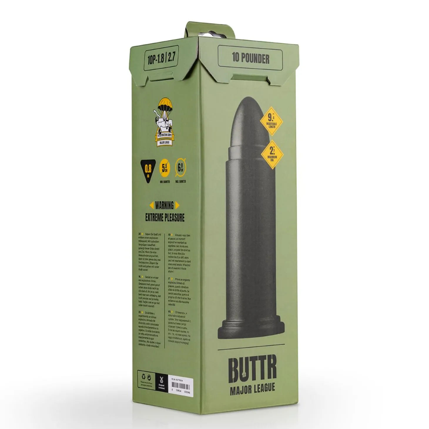 BUTTR - 10 Pounder XXL Dildo