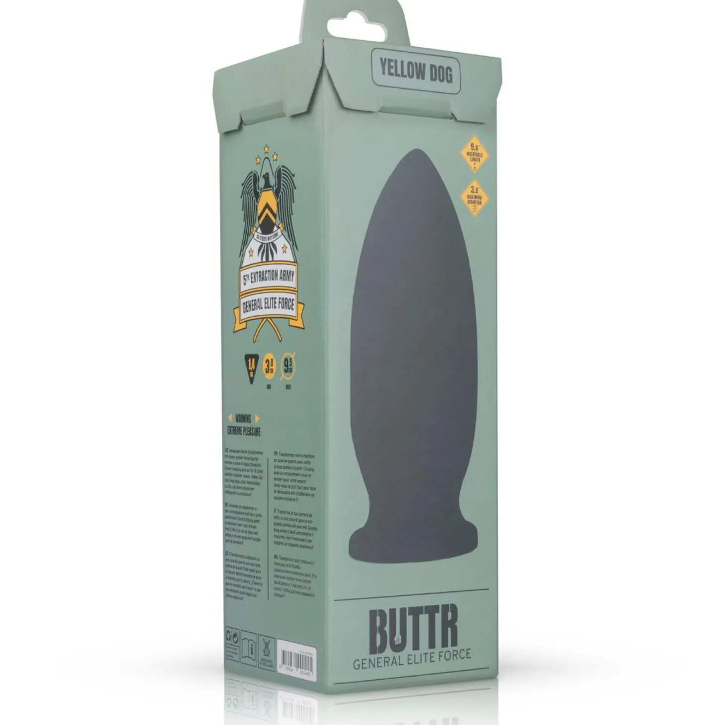 BUTTR - Yellow Dog Butt Plug