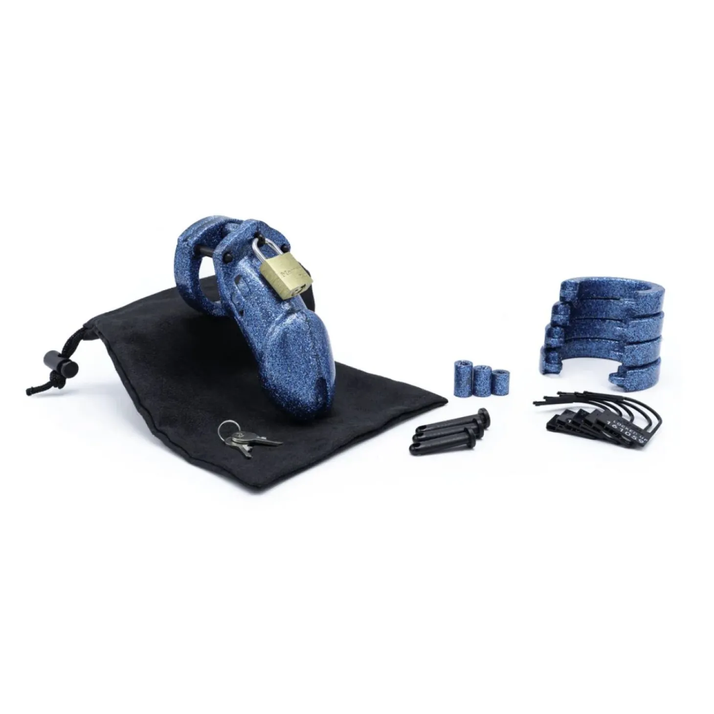 CB-X – CB-6000 Chastity Kit – Glitter Blauw