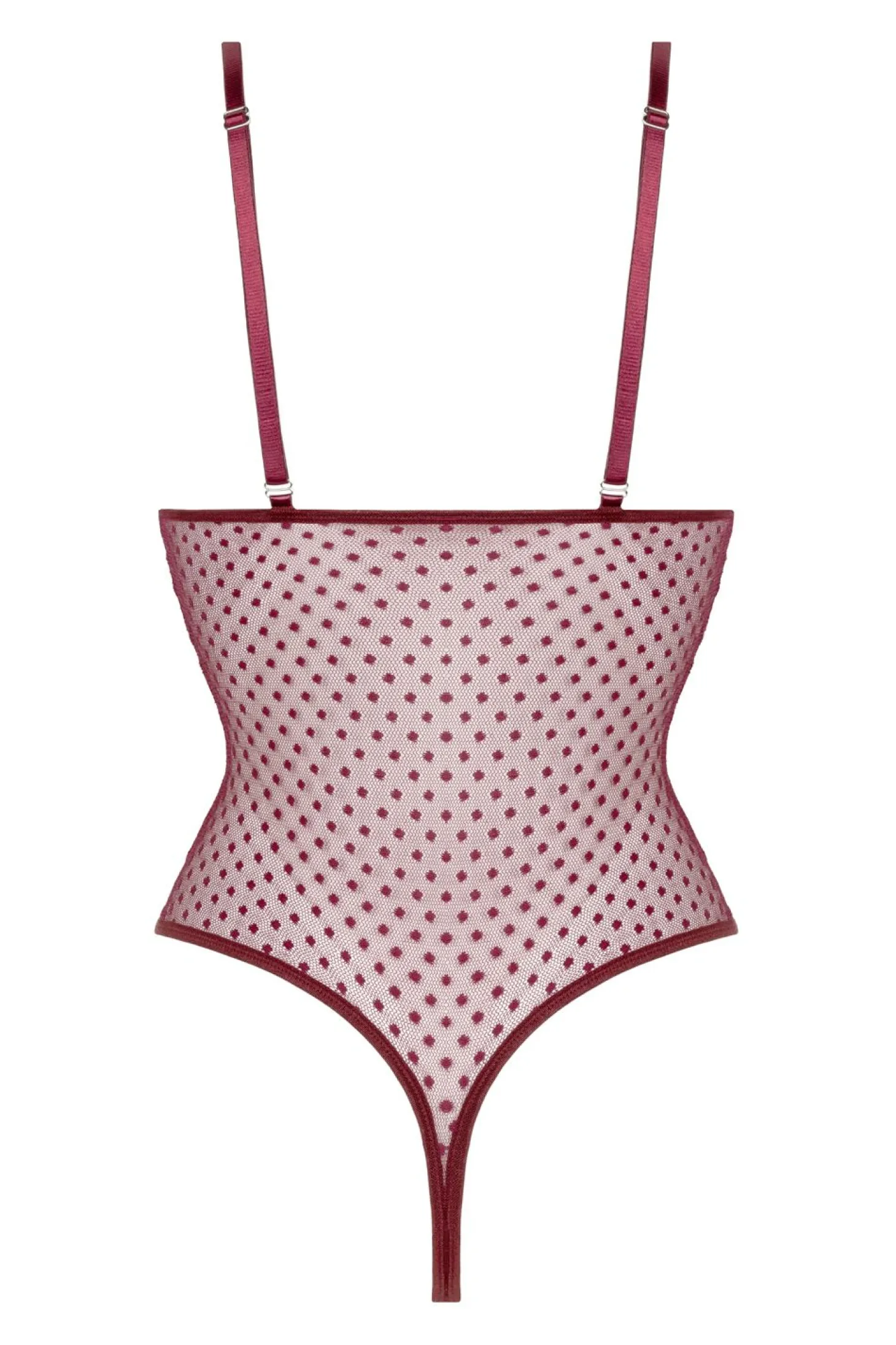 Christine - Body Dewi met Open Kruis - Red