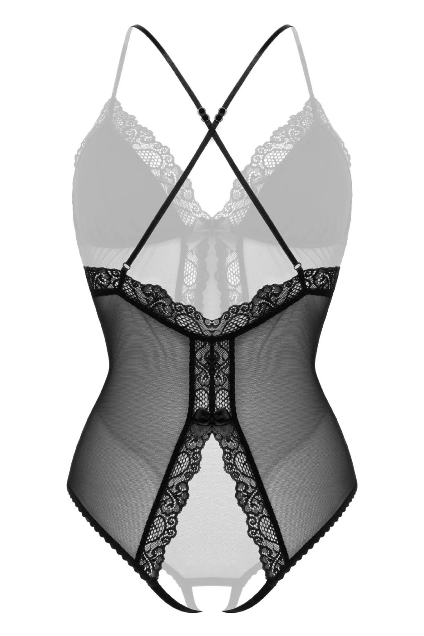 Christine - Crochless Body Krissy - Zwart