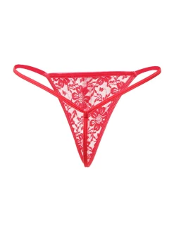 Christine - Kanten String - Rood
