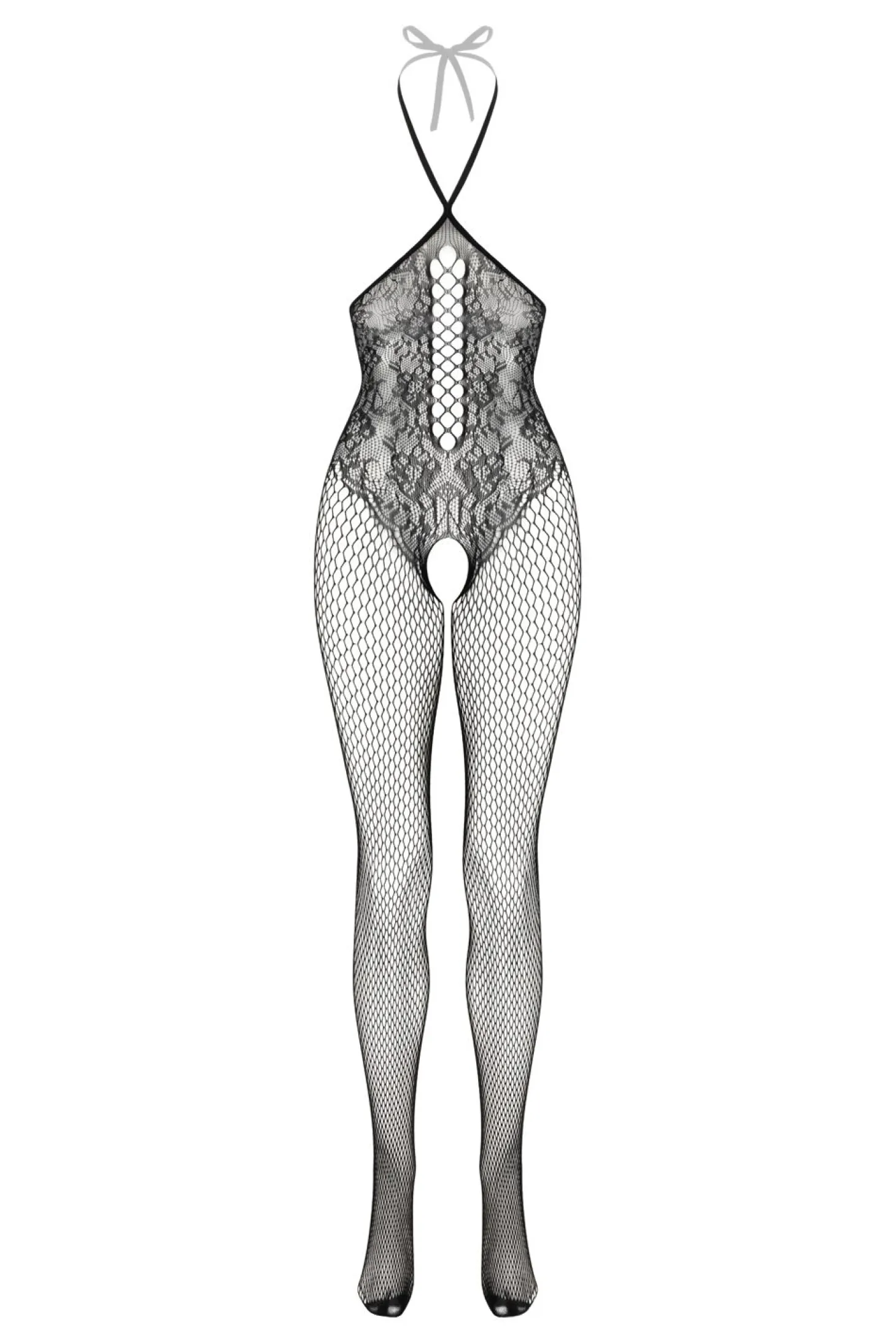 Christine - Open Cup Fishnet Bodystocking