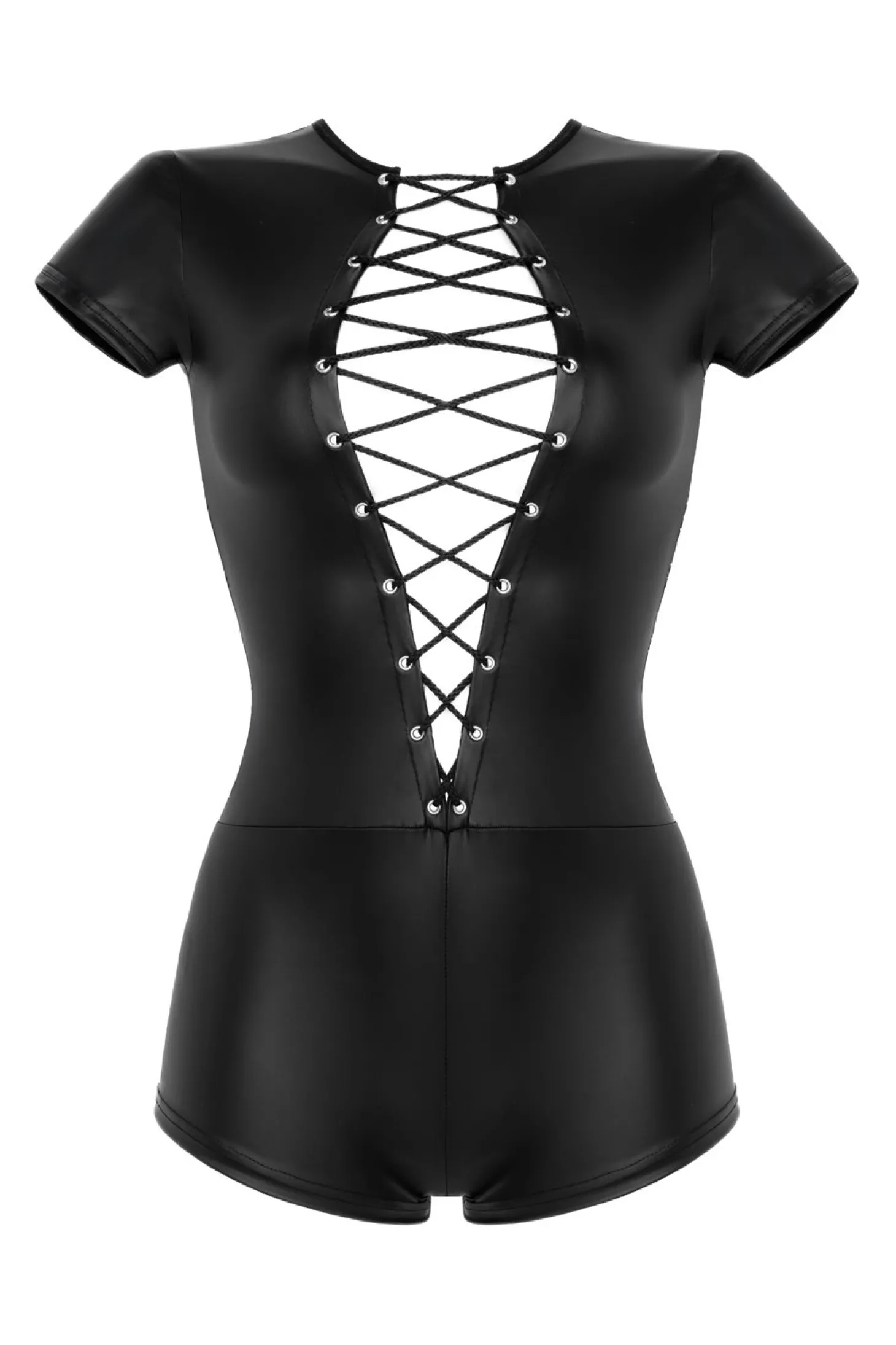 Christine - Short-Sleeve Bodysuit Lilith - Zwart