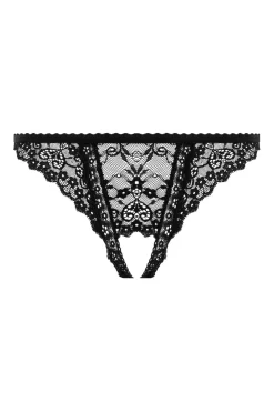 Christine - String Met Open Kruis Kylie - Zwart