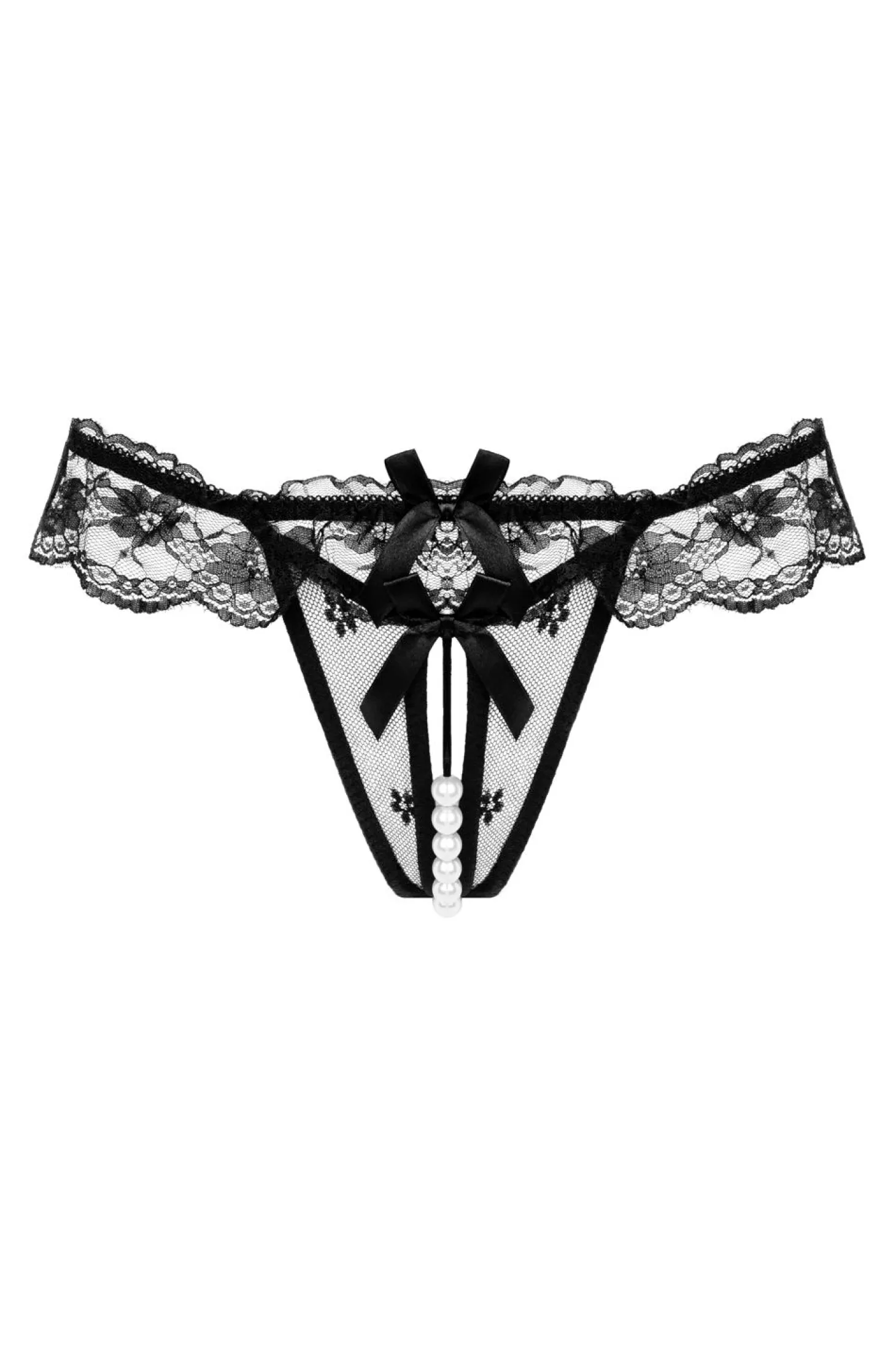 Christine - Tule-parel String Met Open Kruisje