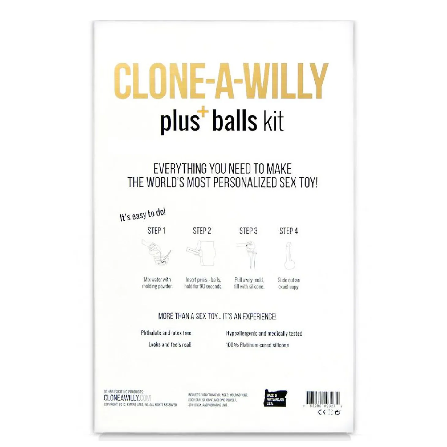 Clone-A-Willy – Vibrerende Dildo Kit met Ballen – Beige