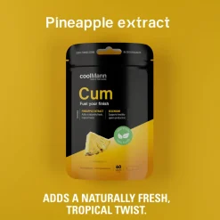 CoolMann - Cum Voedingssupplement - Ananas 60 pcs