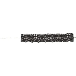 Cottelli Collection - Kanten halsband - Zwart