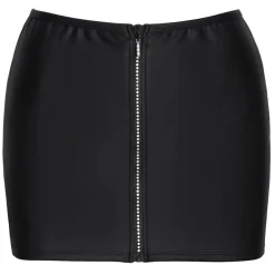 Cottelli Collection - Minirok met Strassrits - Zwart