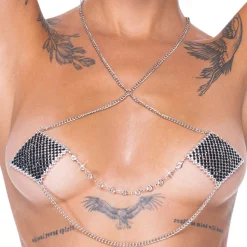 Cottelli Collection – Nipple Jewellery Chain – Zilver