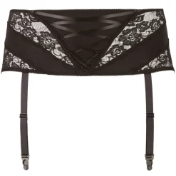 Cottelli Collection - Plus Size Kanten Jarretelgordel