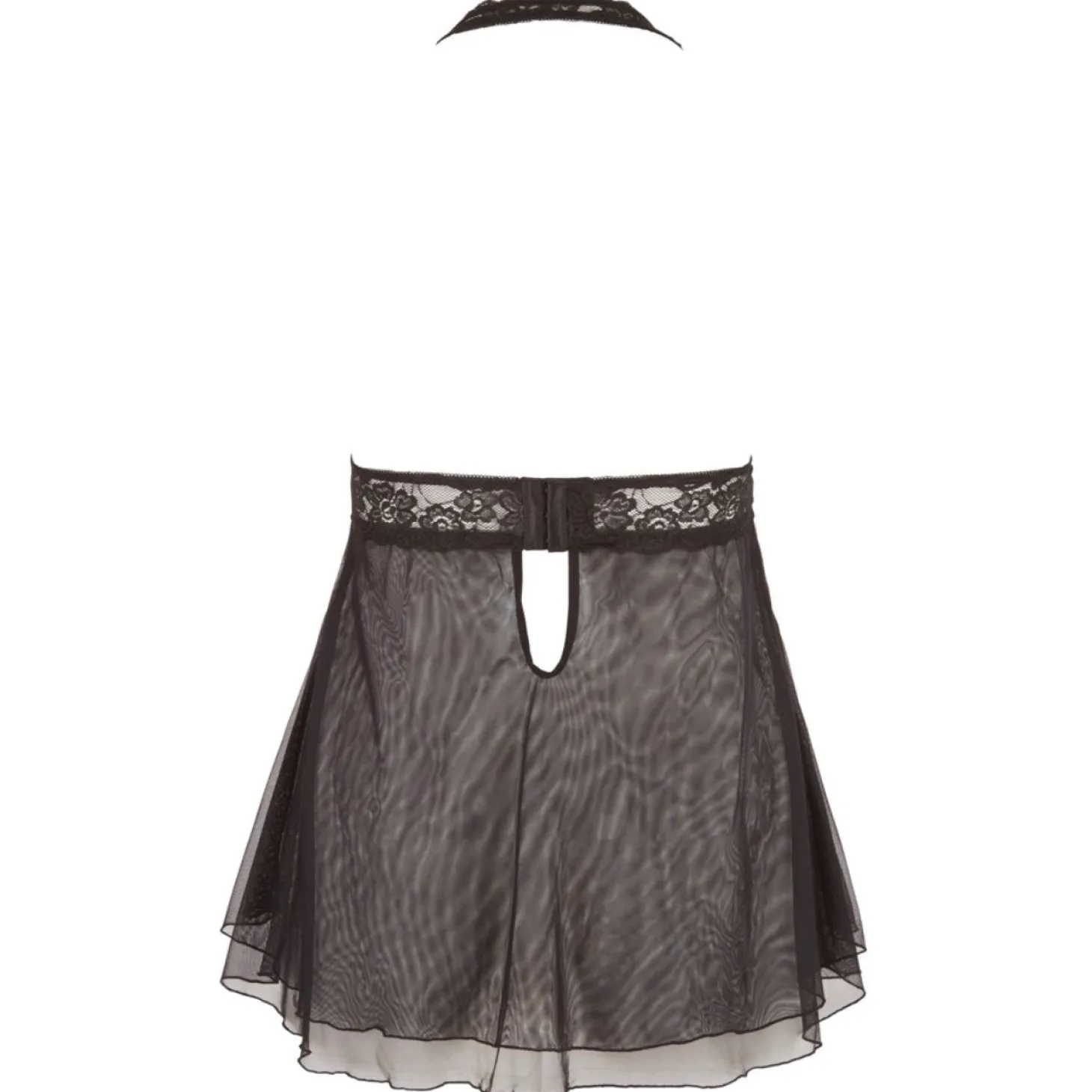 Cottelli Collection - Plus Size Nachtjurkje Met Open Cups