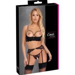 Cottelli Collection - Shelf Bh Set - Zwart