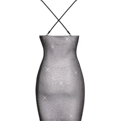 Cottelli Collection – Sparkly Dress – Zwart