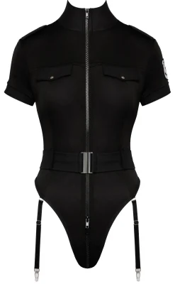 Cottelli COSTUMES – Suspender Body Special Police – Zwart