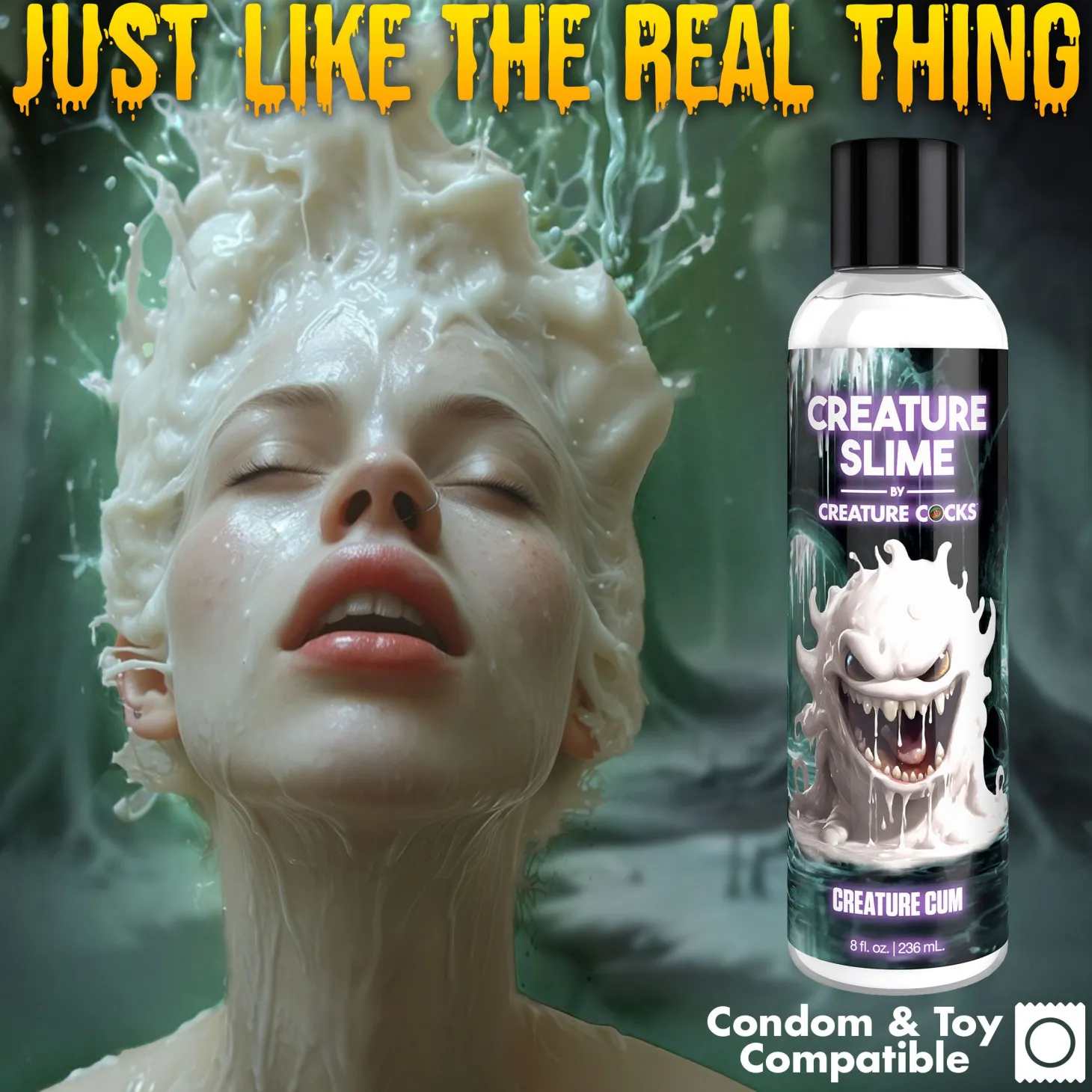 Creature Cocks - Creature Slime Creature Cum Jizz Glijmiddel - 237 ml