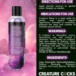 Creature Cocks - Creature Slime Paars Slijm Glijmiddel - 237 ml