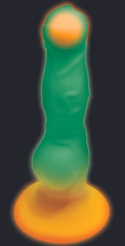 Creature Cocks - Glow-in-the-dark Siliconen Alien Dildo